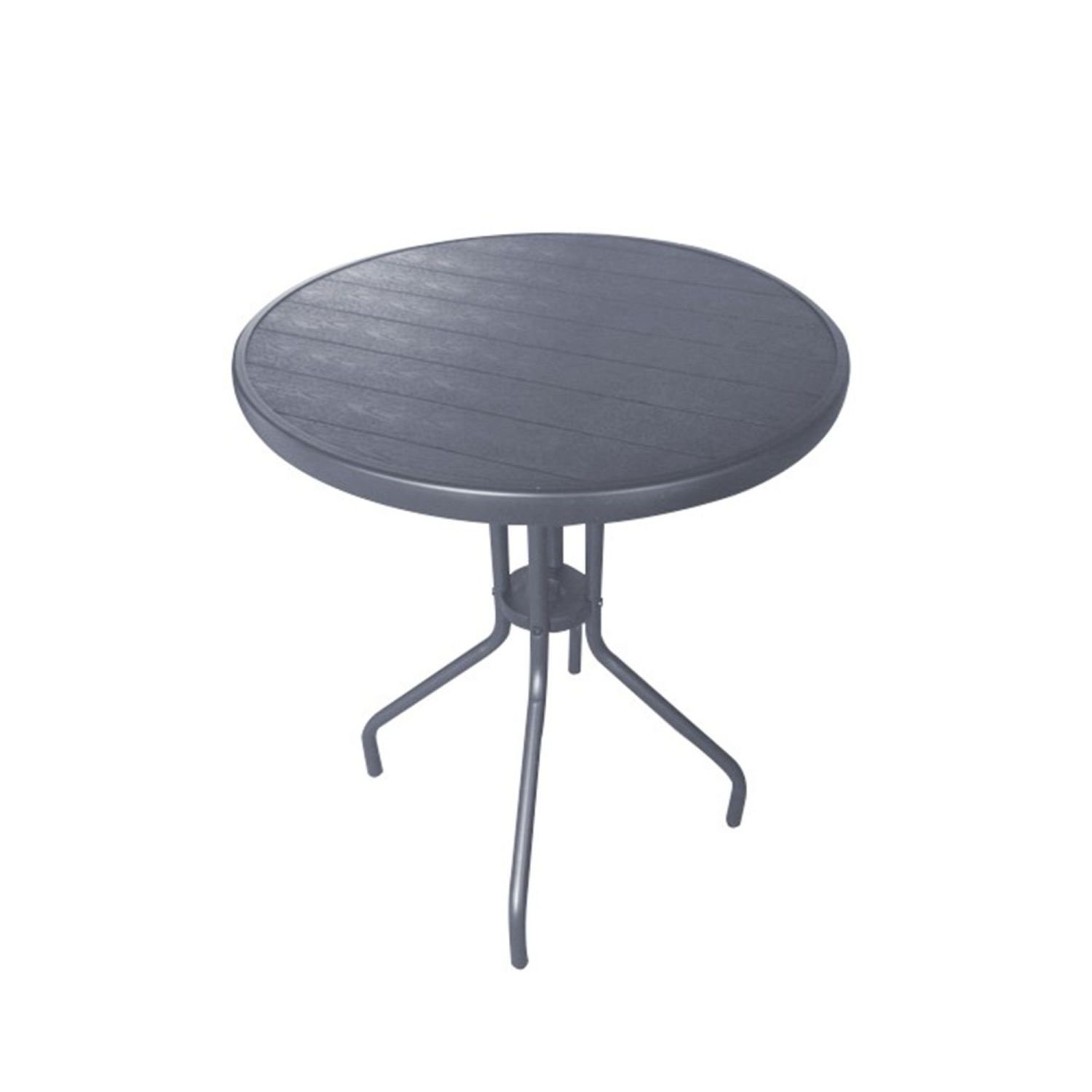 NUFORMA Tuinset Grijs - Compacte Bistroset met Weerbestendig Rattan