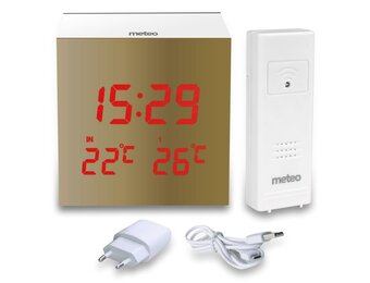 METEO ZP28 Klok - Compact Weerstation met Draadloze Buitensensor