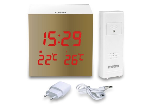 METEO ZP28 Klok - Compact Weerstation met Draadloze Buitensensor