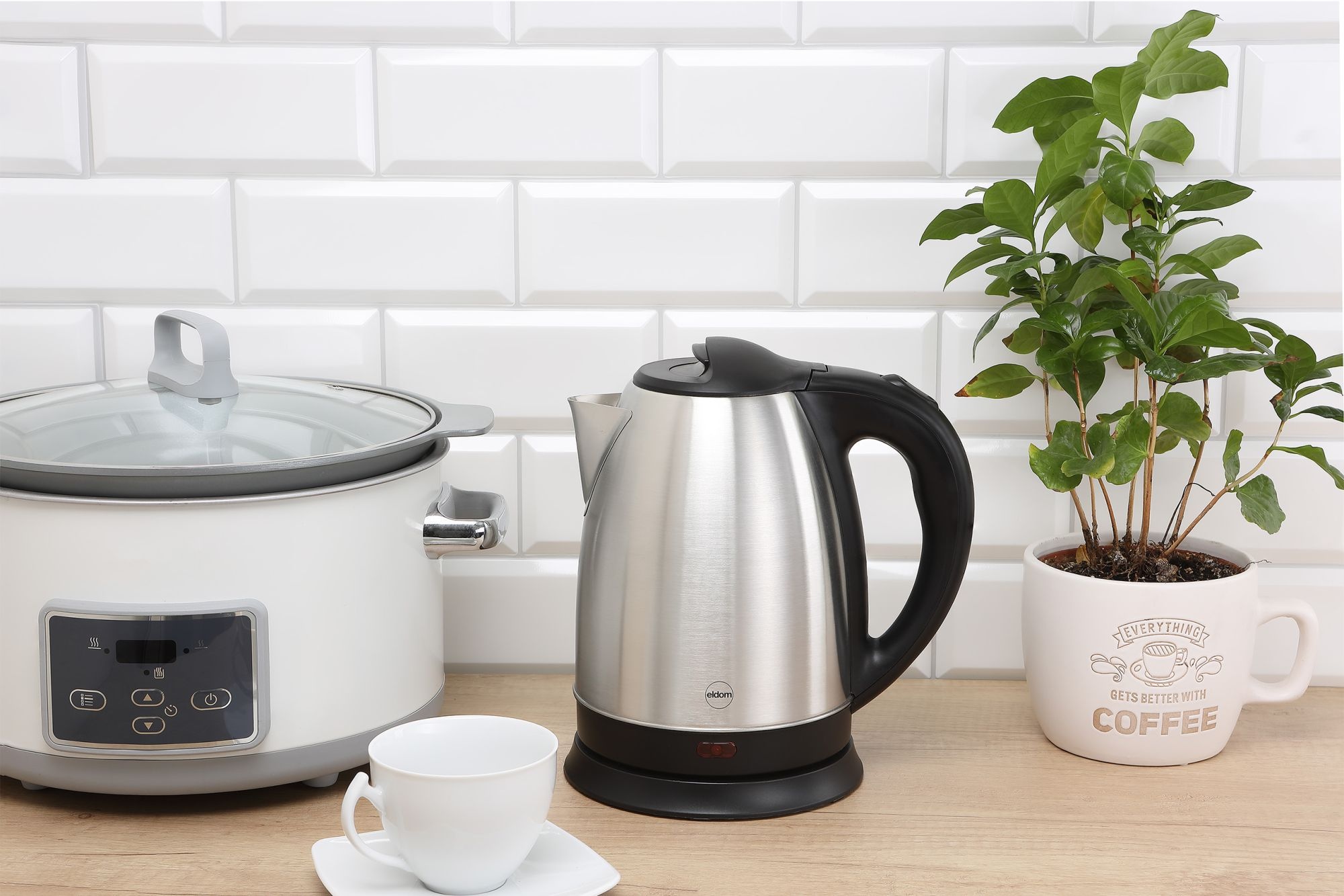 ELDOM Elektrische Waterkoker CS25 - 1.7L met Drievoudige Beveiliging