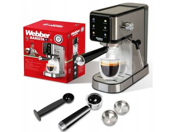 Webber Barista E3 CARTAGO Piston Espressomachine - 20 Bar & Melkschuim