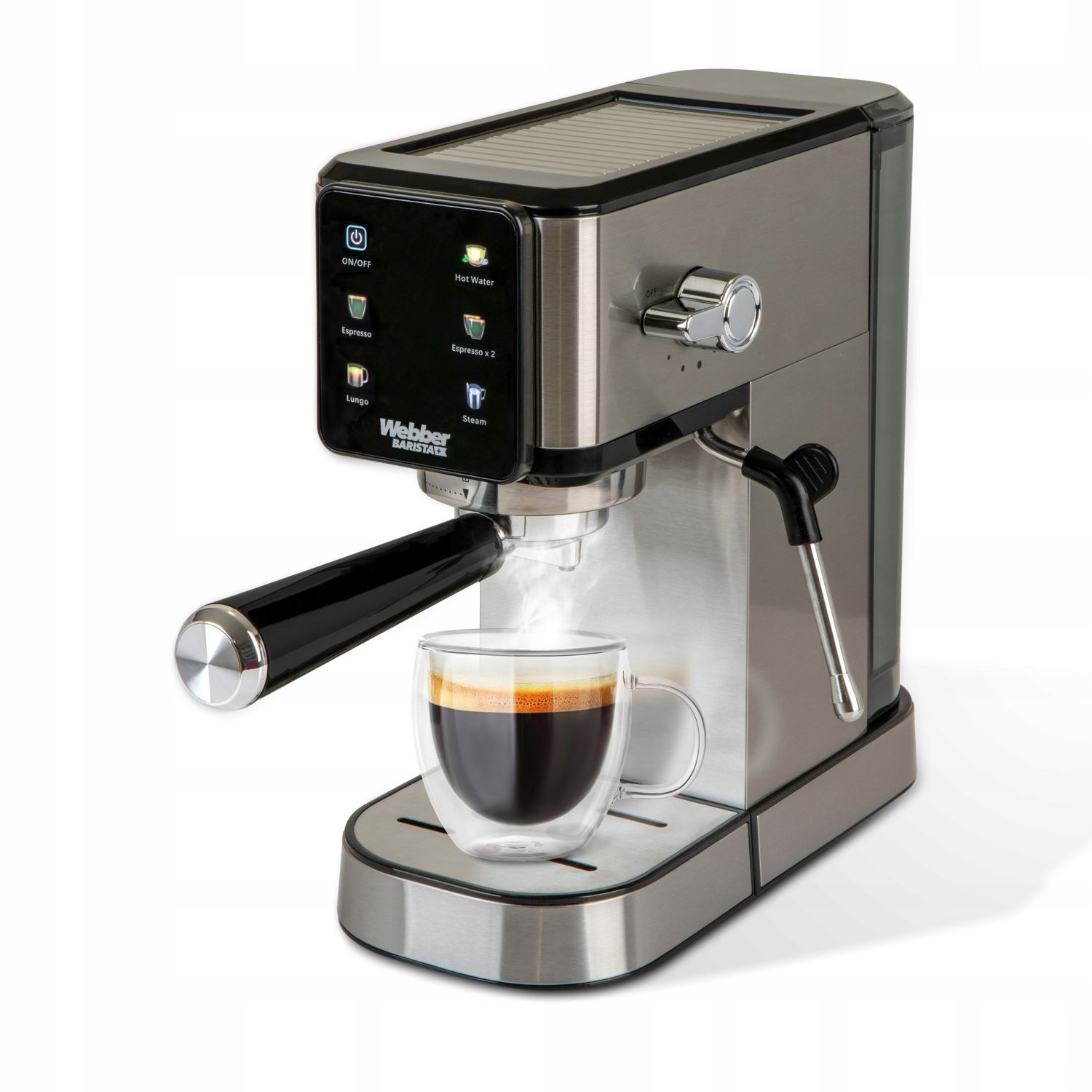 Webber Barista E3 CARTAGO Piston Espressomachine - 20 Bar & Melkschuim