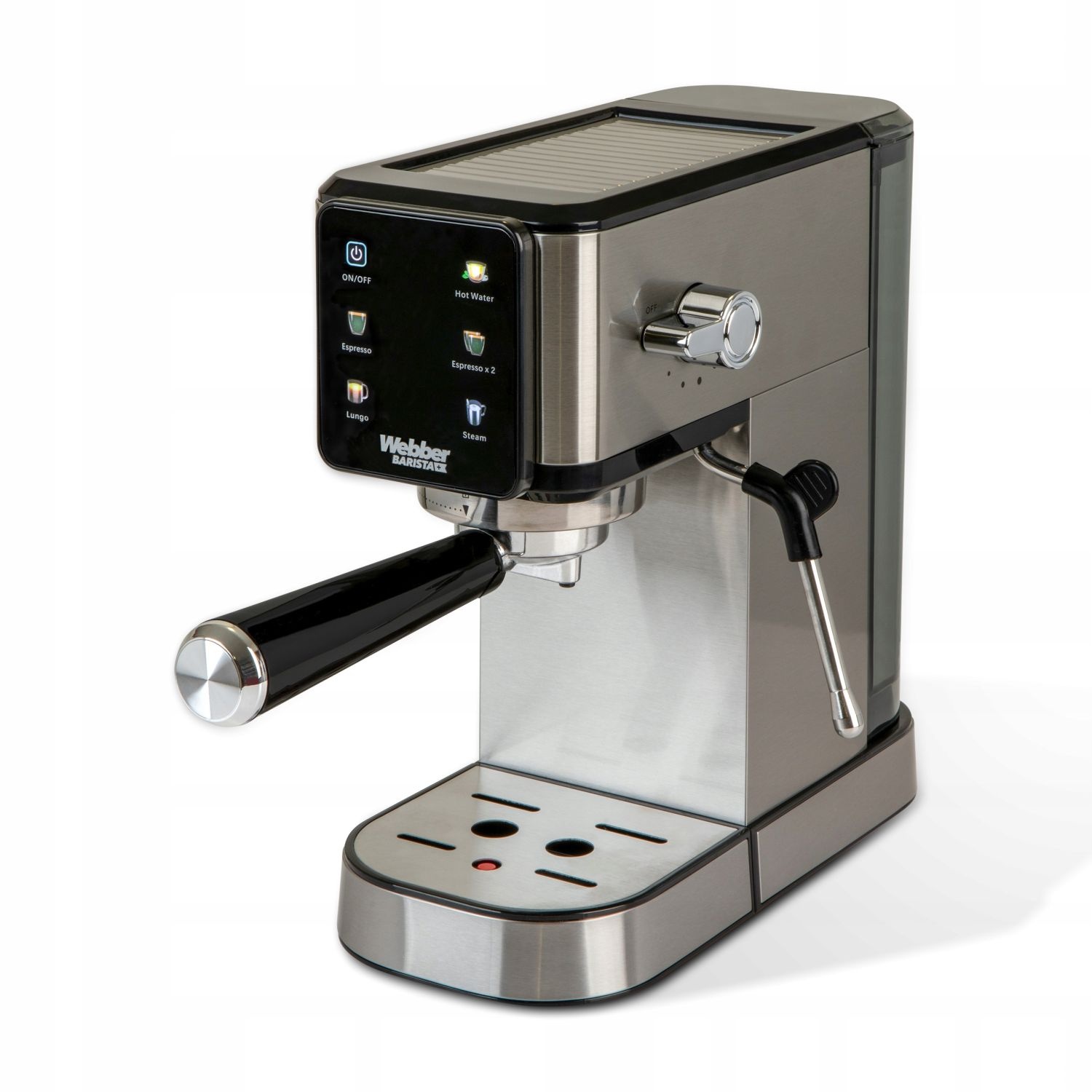 Webber Barista E3 CARTAGO Piston Espressomachine - 20 Bar & Melkschuim