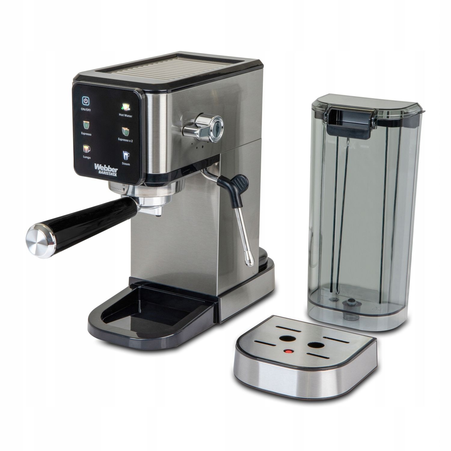 Webber Barista E3 CARTAGO Piston Espressomachine - 20 Bar & Melkschuim