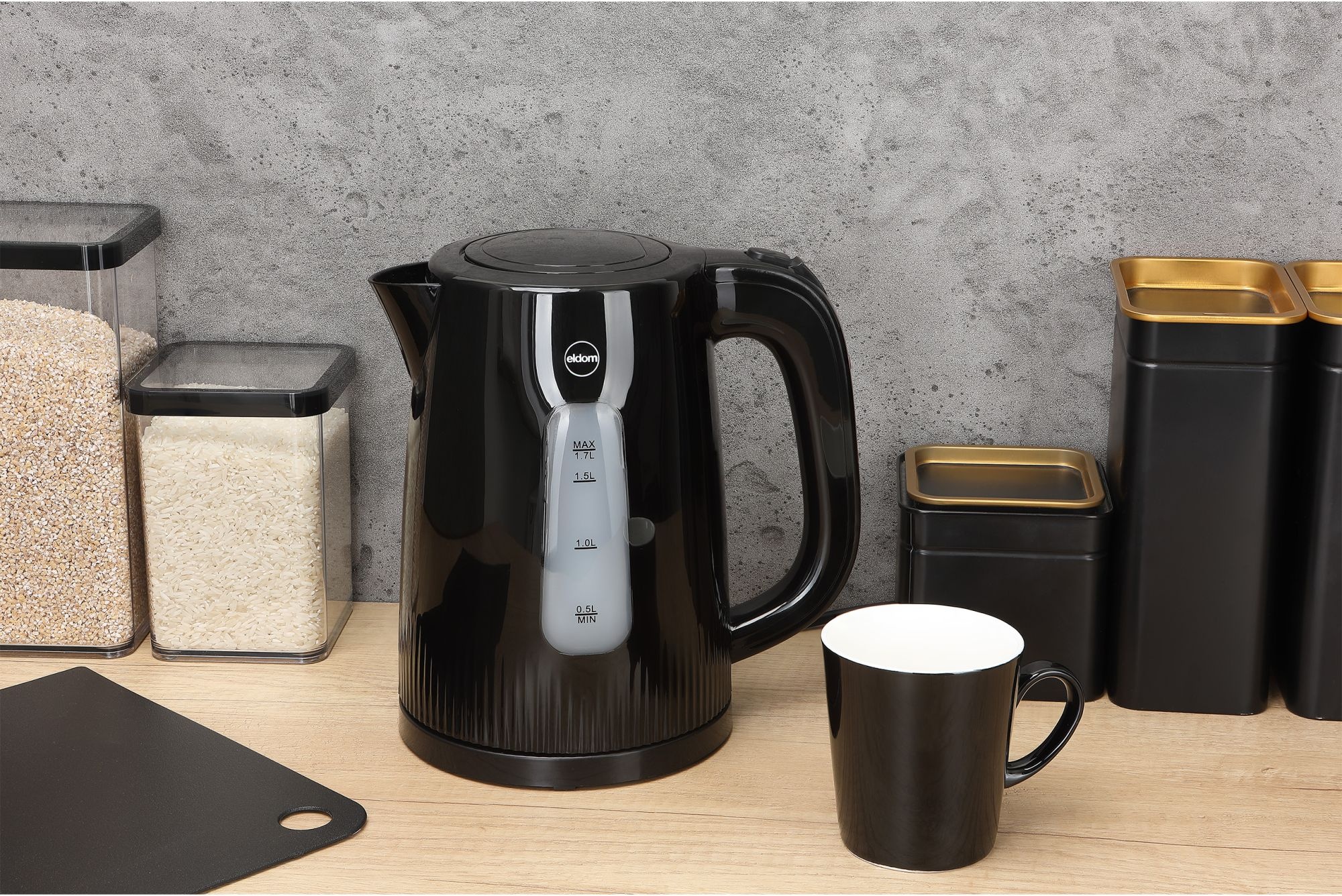 Eldom Waterkoker C225 - Razendsnel koken in 1 minuut en 40 seconden