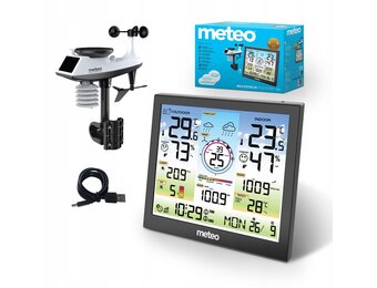 METEO Weerstation SP601 - 6-in-1 met Wi-Fi en Groot Kleurenscherm