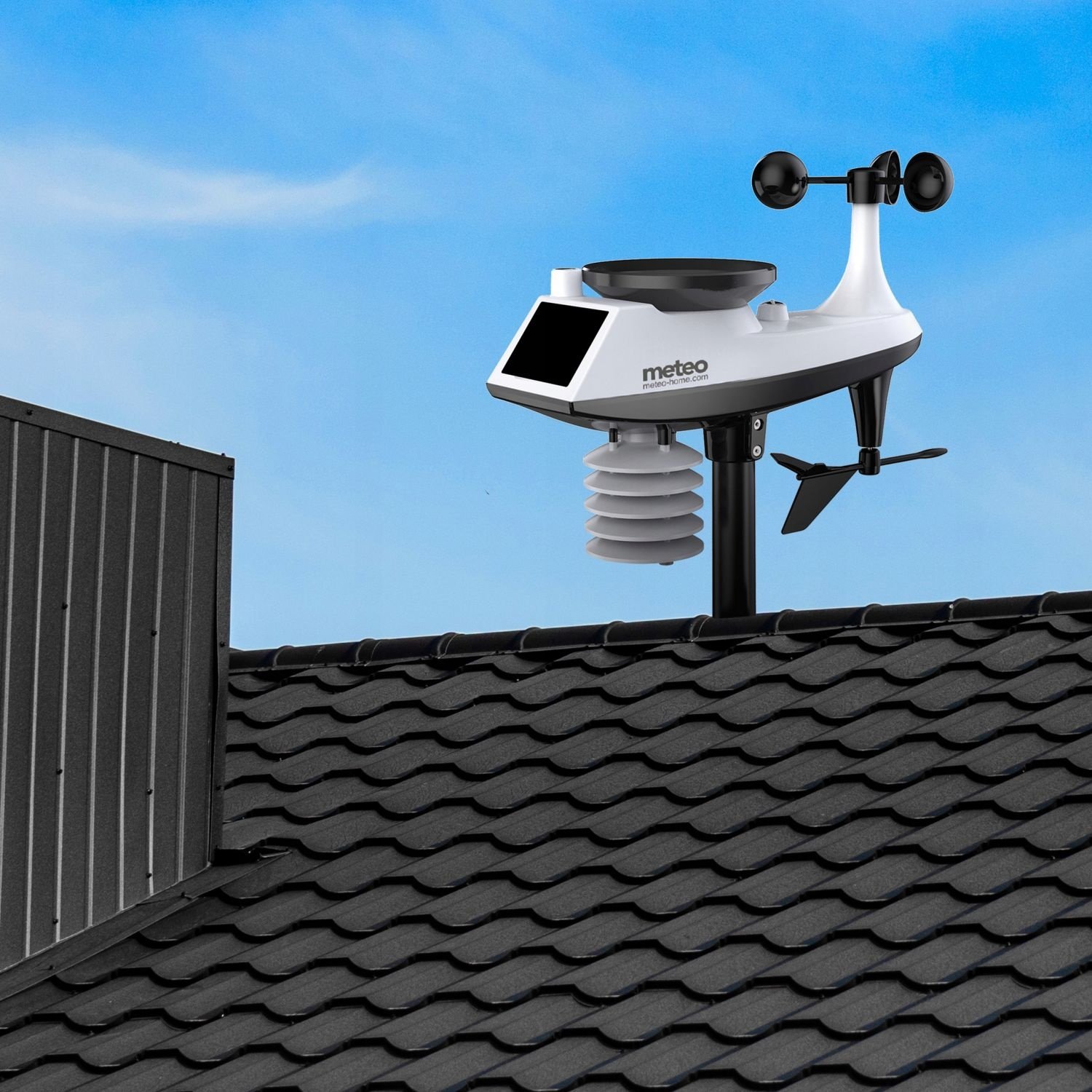 METEO Weerstation SP601 - 6-in-1 met Wi-Fi en Groot Kleurenscherm