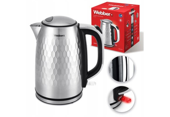 WEBBER WK-330 Waterkoker - Veilig dubbelwandig en razendsnel