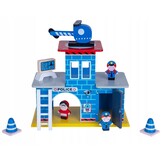PAN PATYK Houten Politiebureau - Inclusief Helikopter en 3 Figuren