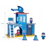 PAN PATYK Houten Politiebureau - Inclusief Helikopter en 3 Figuren