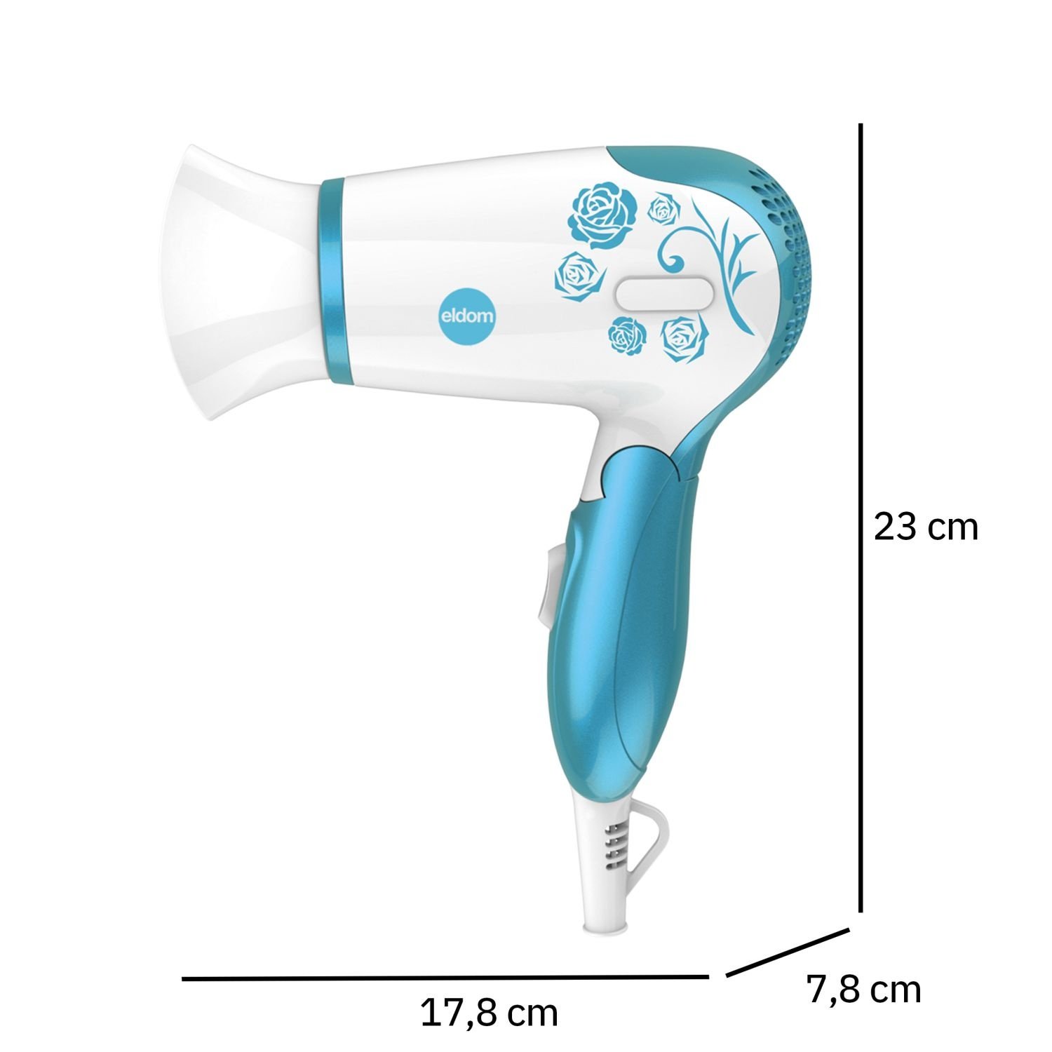 ELDOM Smil HT82N reisföhn - compact met inklapbaar handvat