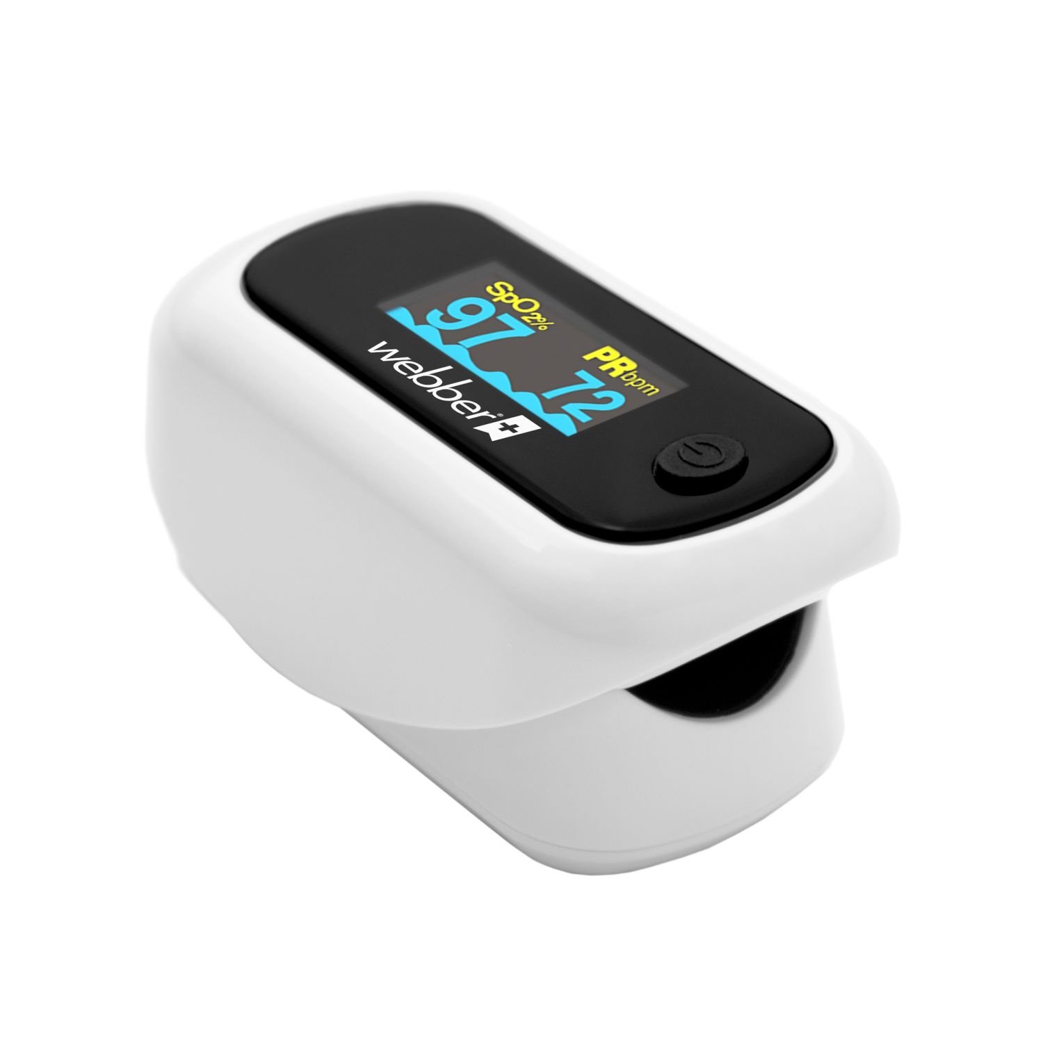 WEBBER Vingerpulsoximeter C356 - Medisch gecertificeerde saturatiemeter