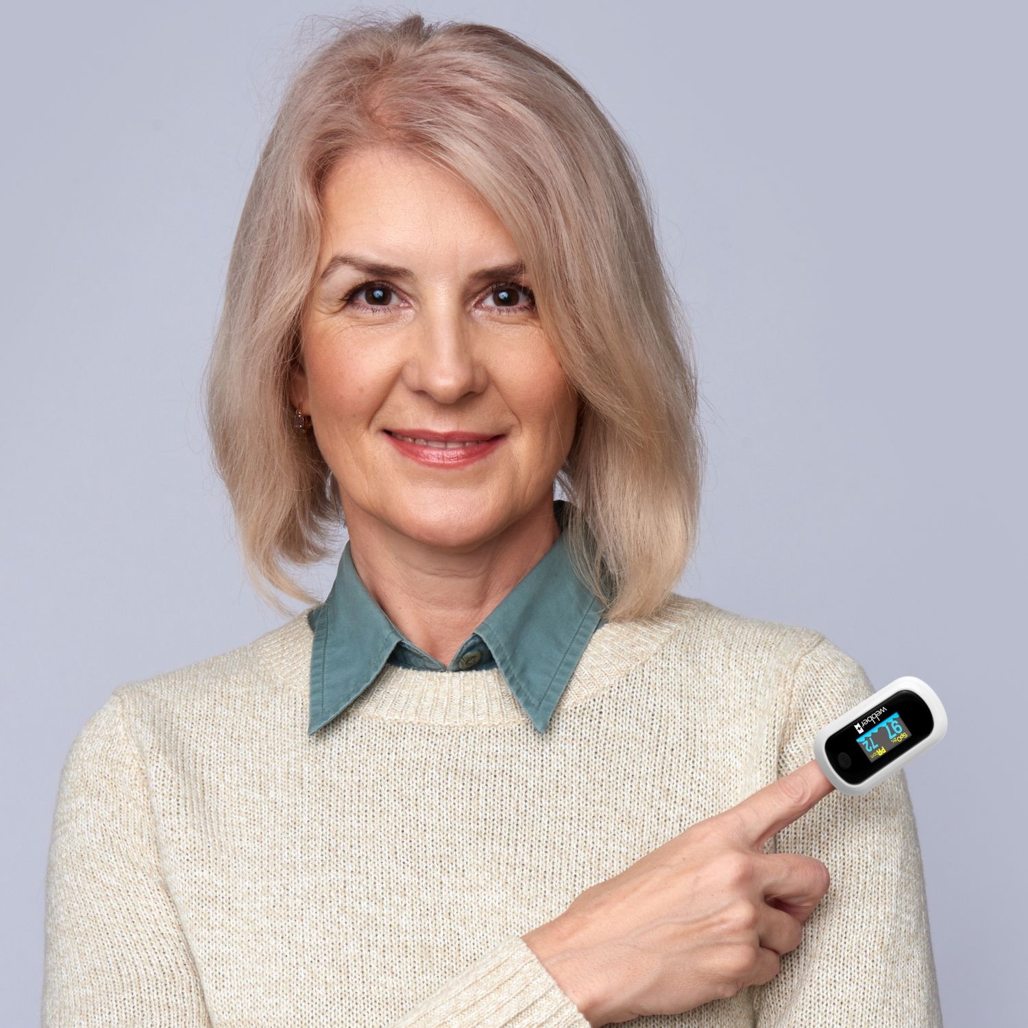 WEBBER Vingerpulsoximeter C356 - Medisch gecertificeerde saturatiemeter