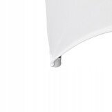 AGD SELECT Witte Stretch Tafelhoes 180cm - Kreukvrij en Stijlvol