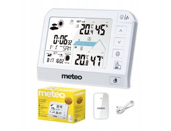 METEO Weerstation SP204 - Met buitensensor en DCF-tijdsynchronisatie