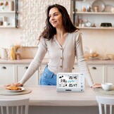 METEO Weerstation SP204 - Met buitensensor en DCF-tijdsynchronisatie