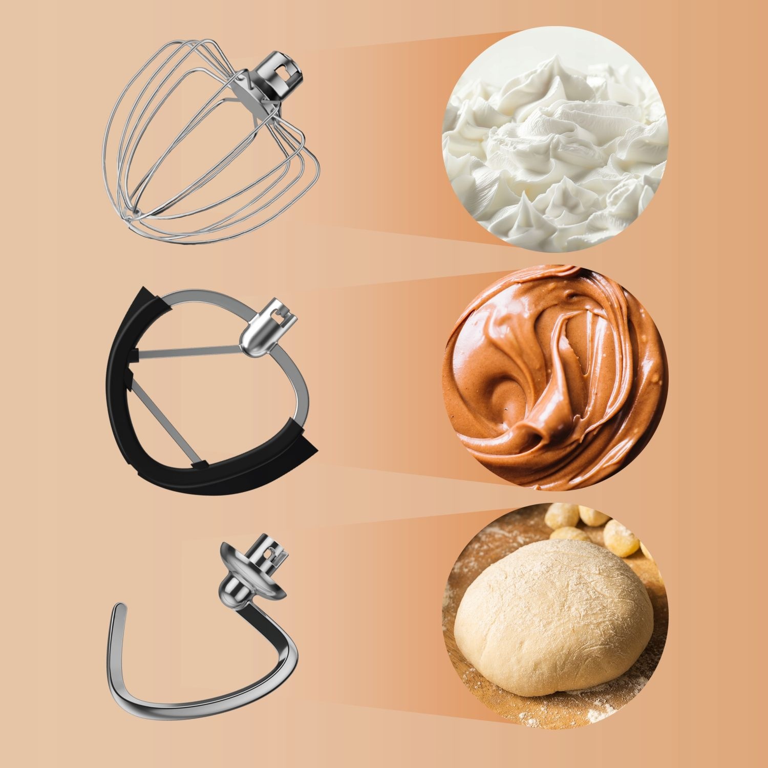 Webber Planetaire Keukenrobot AURA SM15 - 2000W met 5,2L RVS Mengkom