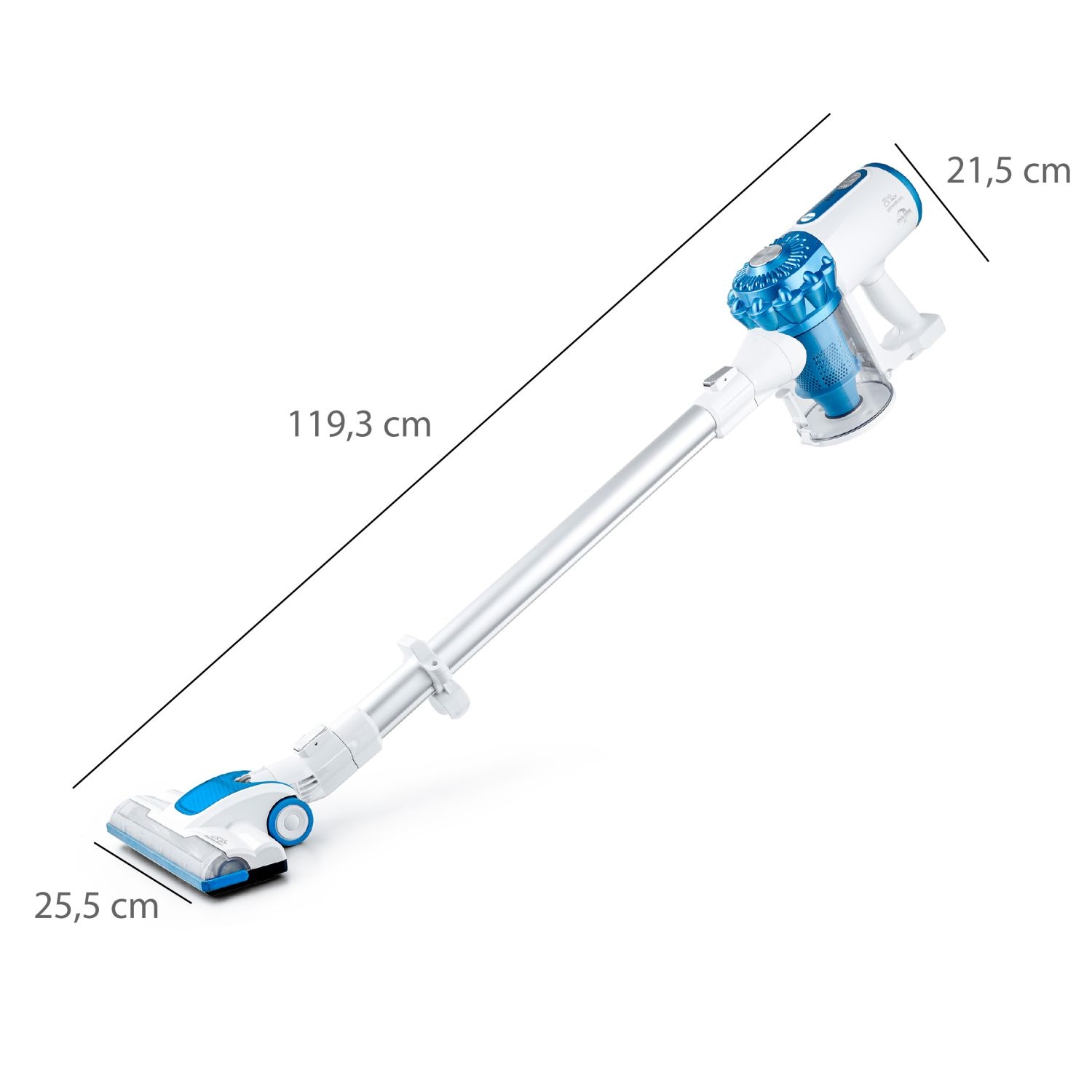 ELDOM Draadloze Steelstofzuiger OB20 - Licht en allergievriendelijk