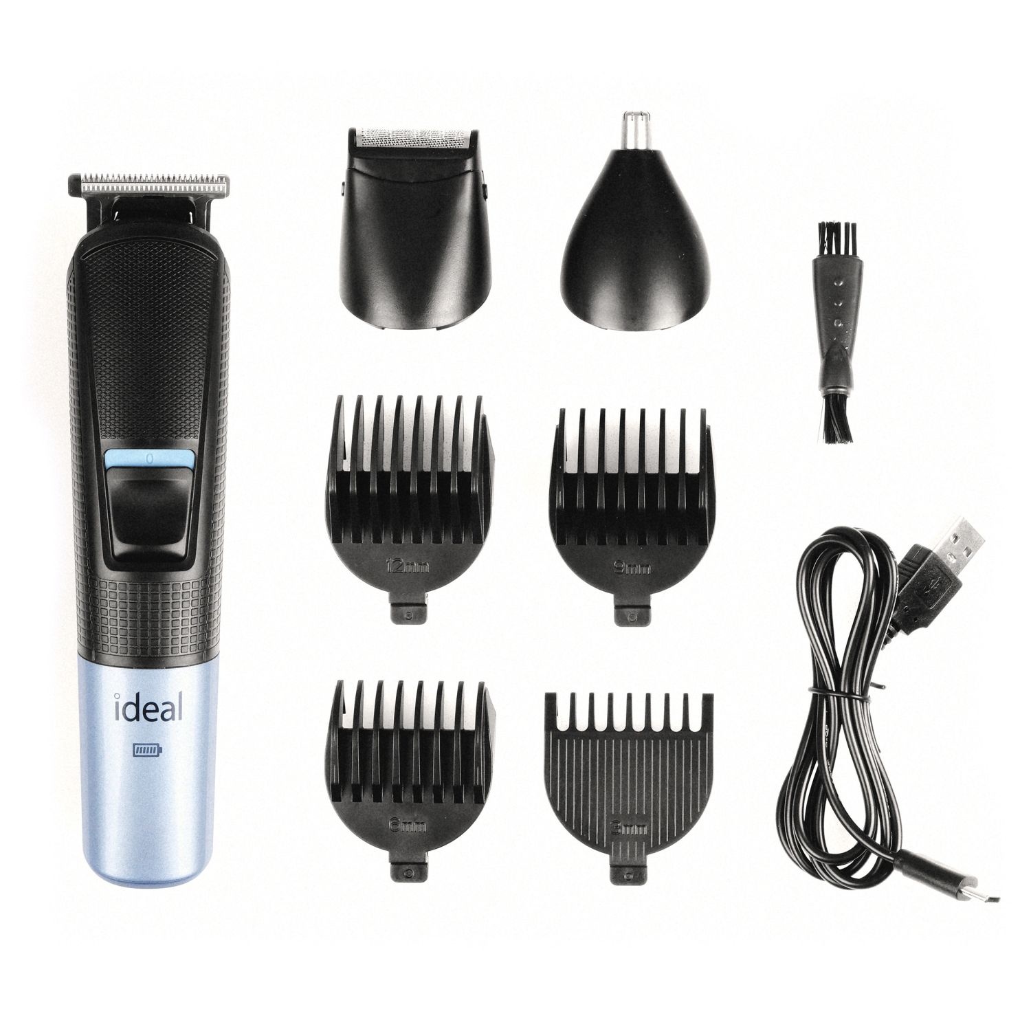 IDEAL IZ8701 Haarclipper - 3-in-1 trimmer met USB-C snelladen