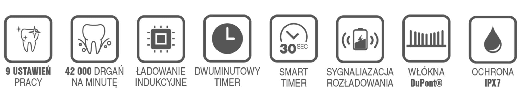 Eldom SD210 Sonische Tandenborstel - 9 Standen voor Wittere Tanden