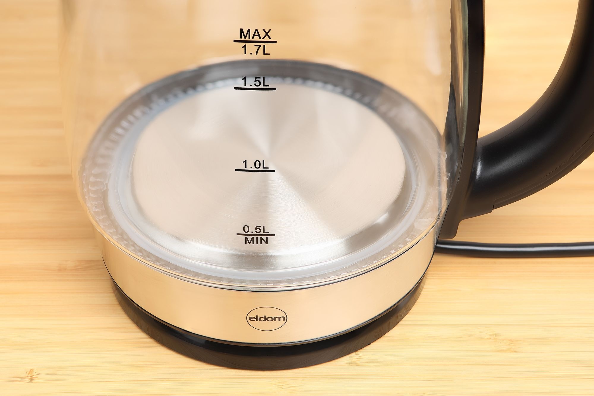 ELDOM elektrische waterkoker C415 - snelle kooktijd en 1.7L inhoud