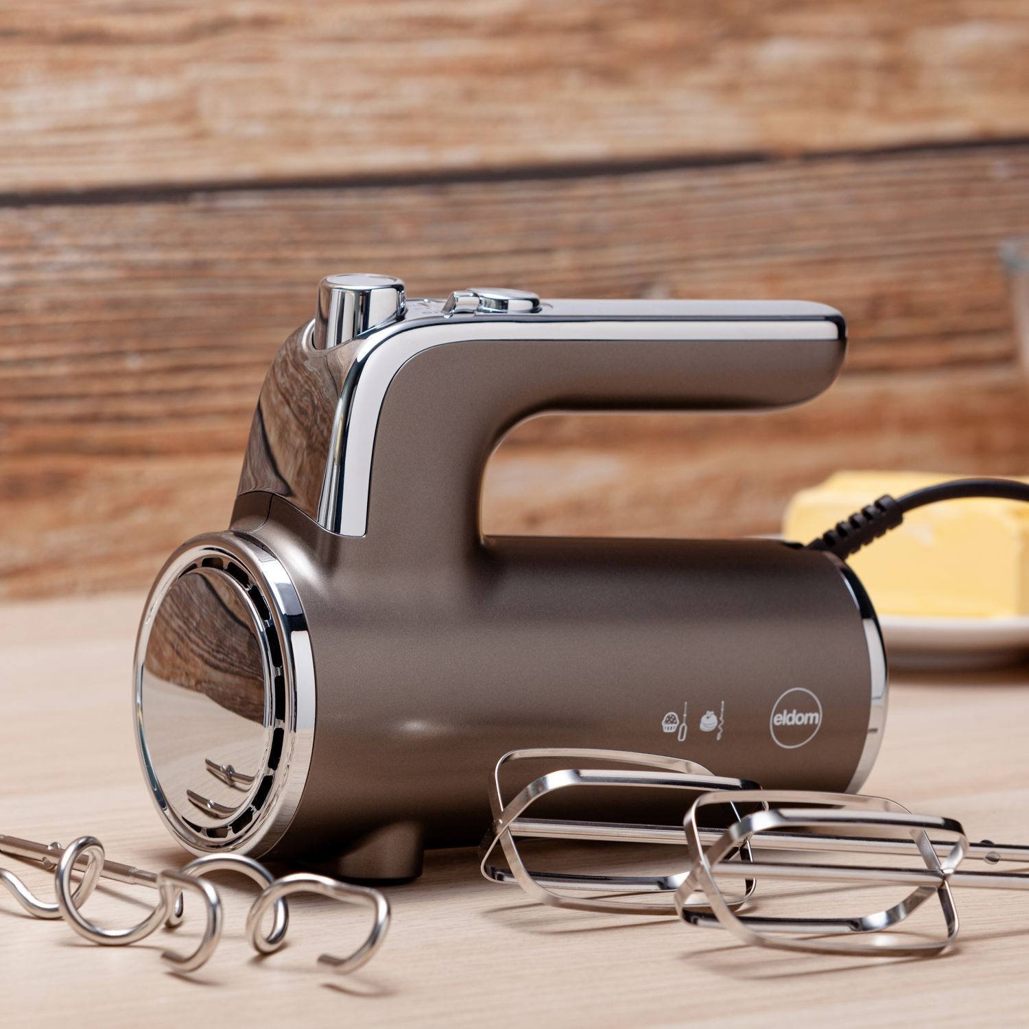 ELDOM Keukenrobot R110 - Krachtige 400W Mixer met Turbo