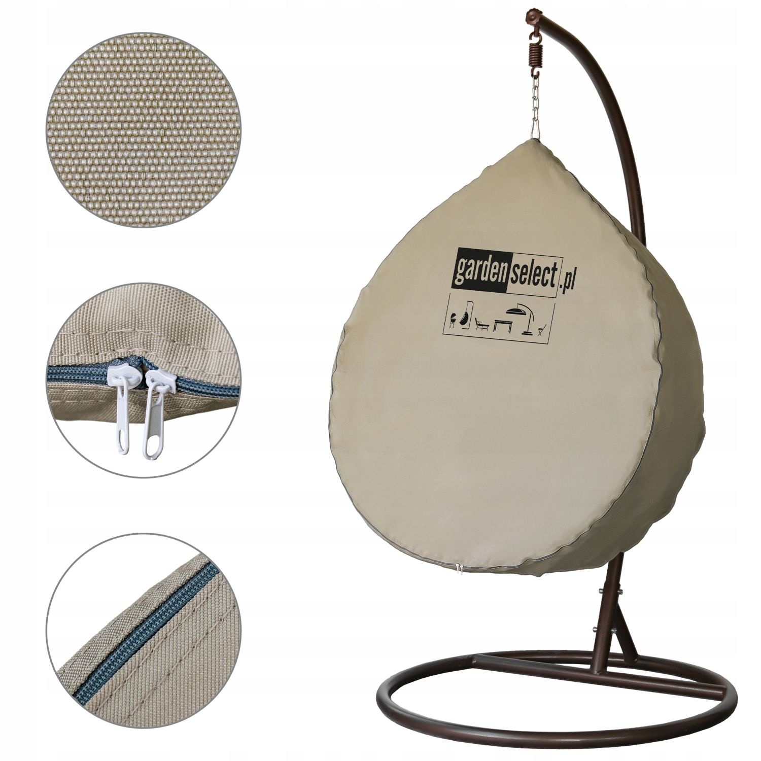 GARDENSELECT Beschermhoes Hangstoel 04K F-03 - Waterdicht en UV-bestendig