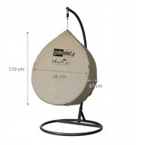 GARDENSELECT Beschermhoes Hangstoel 04K F-03 - Waterdicht en UV-bestendig