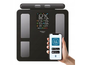 Webber Med Analyse Badkamerweegschaal IF2825A - 15 Lichaamsparameters