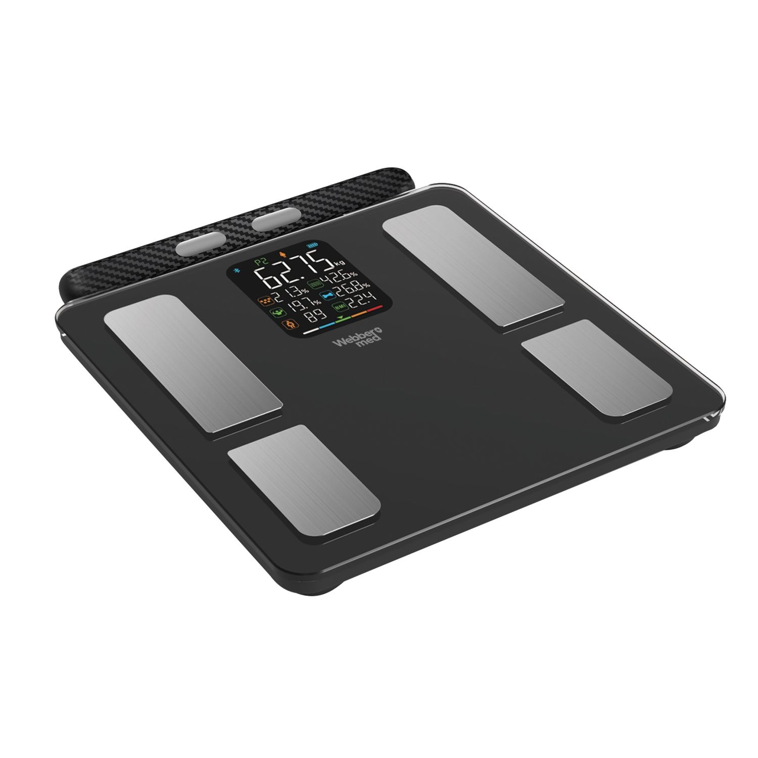 Webber Med Analyse Badkamerweegschaal IF2825A - 15 Lichaamsparameters