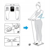Webber Med Analyse Badkamerweegschaal IF2825A - 15 Lichaamsparameters