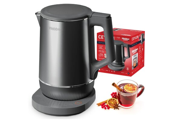 Webber CEYLON WK-717 Waterkoker - Stil met 6 Temperatuurstanden