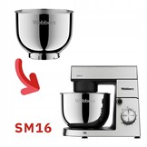 Webber RVS Mengkom 4L voor SM15 en SM16 - Hoogwaardig Roestvrij Staal