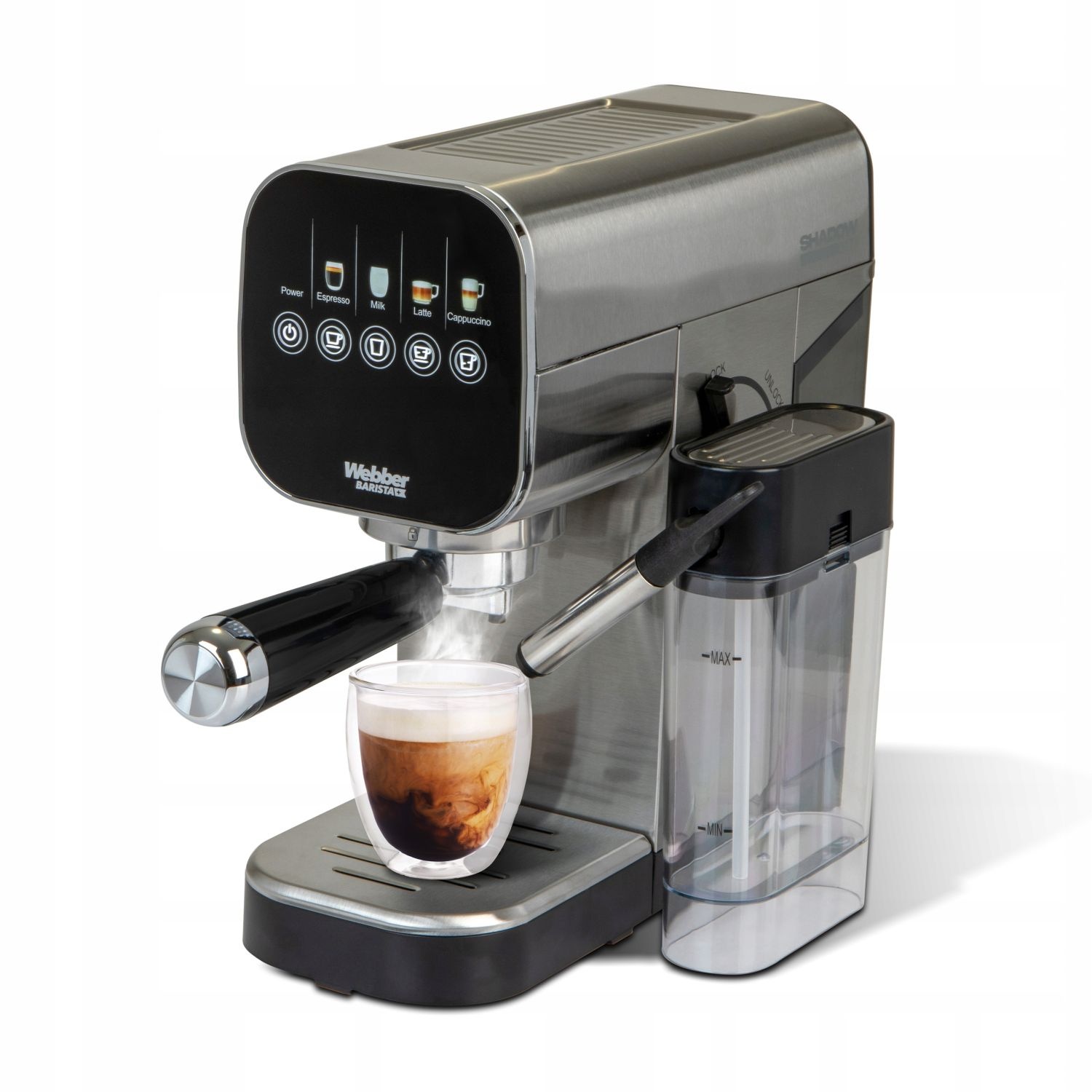 Webber Espressomachine Barista H5 BARBOSA - 20 Bar Druk
