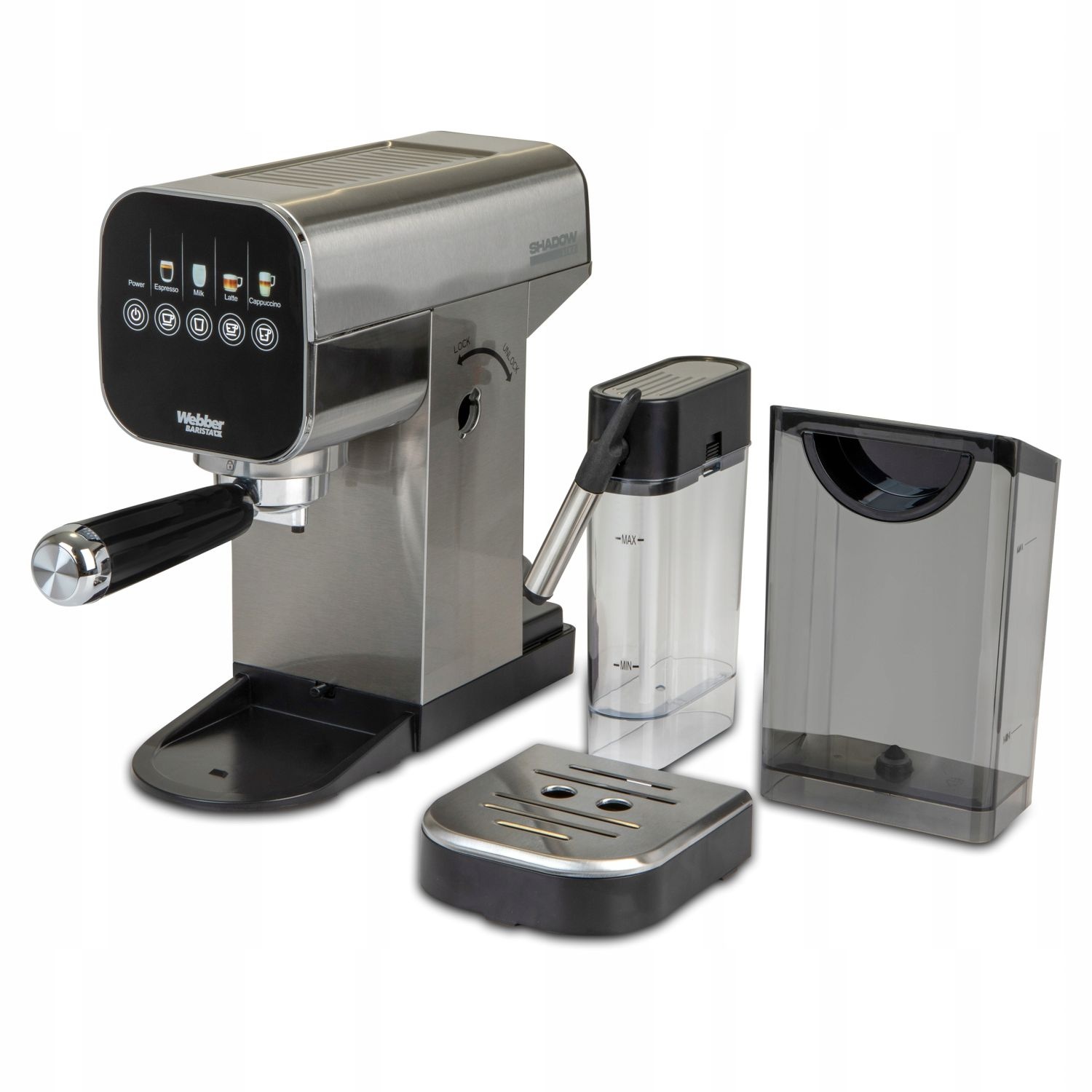 Webber Espressomachine Barista H5 BARBOSA - 20 Bar Druk