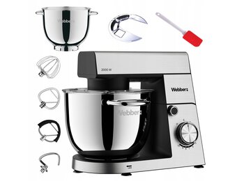 Webber Keukenmachine SM15 - Krachtige 2000W Planetaire Mixer