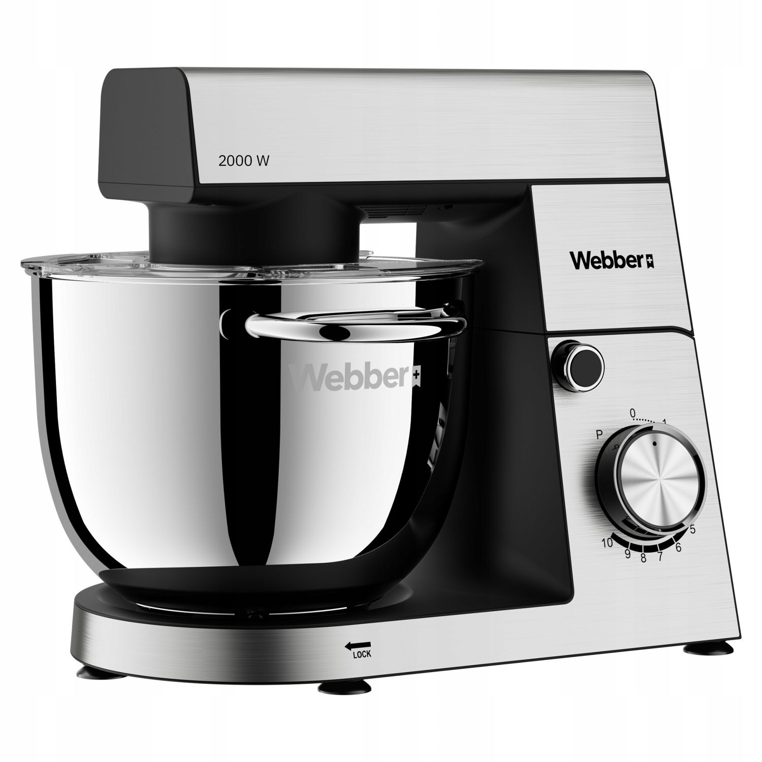 Webber Keukenmachine SM15 - Krachtige 2000W Planetaire Mixer