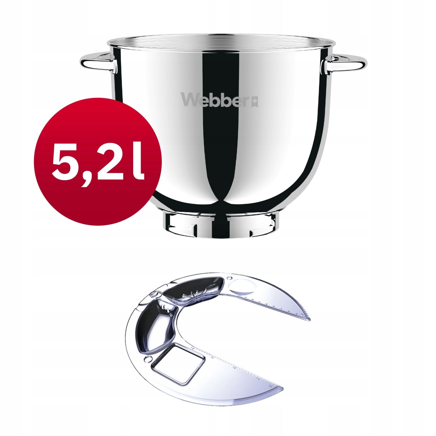 Webber Keukenmachine SM15 - Krachtige 2000W Planetaire Mixer