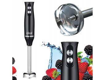 IDEAL IK1001 Staafmixer - Krachtige 800W Motor en Anti-spatvoet