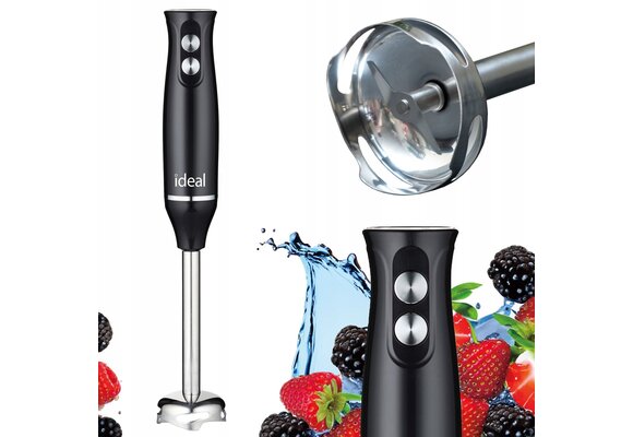 IDEAL IK1001 Staafmixer - Krachtige 800W Motor en Anti-spatvoet