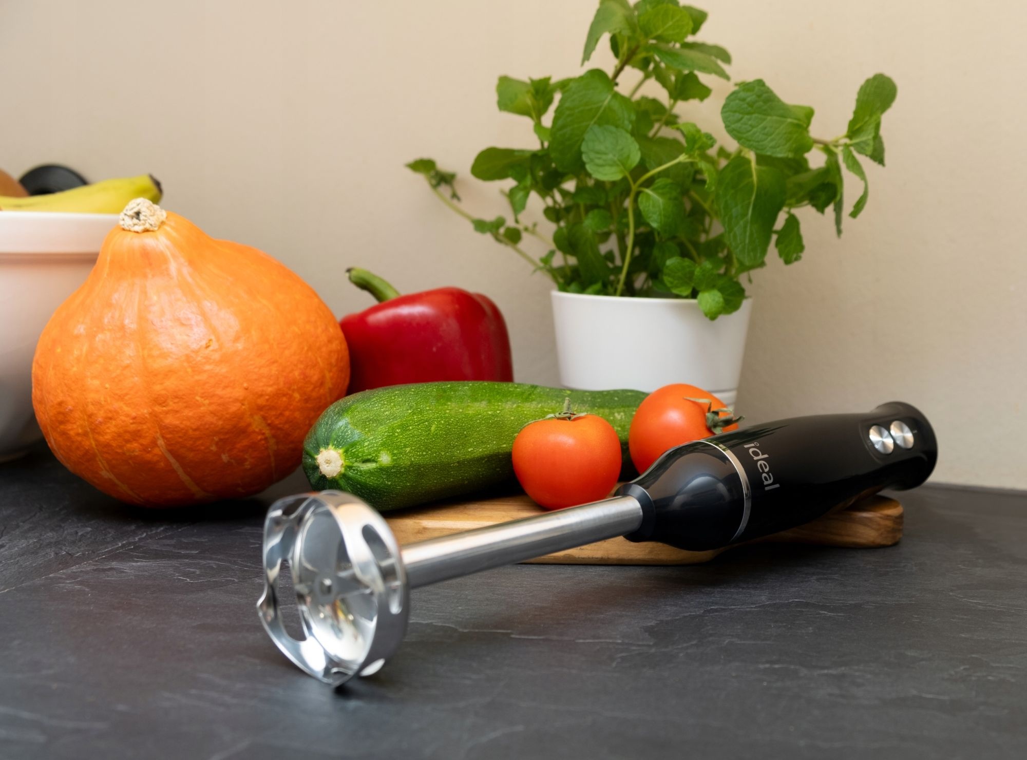 IDEAL IK1001 Staafmixer - Krachtige 800W Motor en Anti-spatvoet