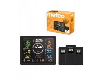 METEO Weerstation SP301 - Met 3 Buitensensoren en Barometer