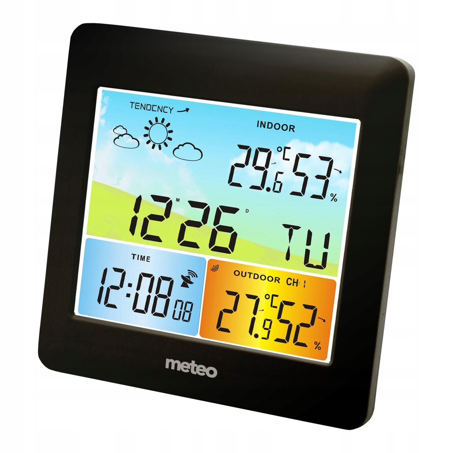METEO Weerstation SP202 - Met barometer en draadloze buitensensor
