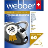 Webber Stofzuigerzakken voor Panasonic - 60 stuks Meerlaags Papier