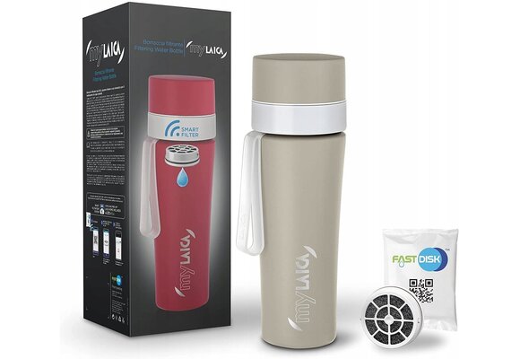 LAICA MyLAICA RVS Filterfles - Direct gefilterd water voor onderweg