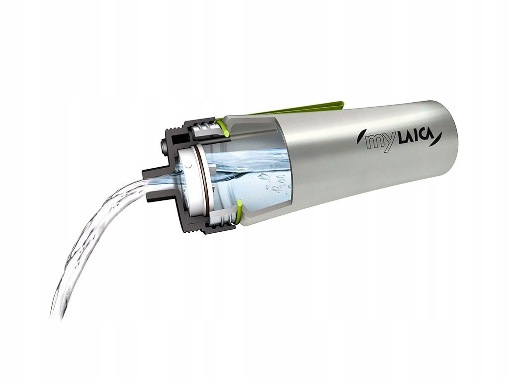 LAICA MyLAICA RVS Filterfles - Direct gefilterd water voor onderweg