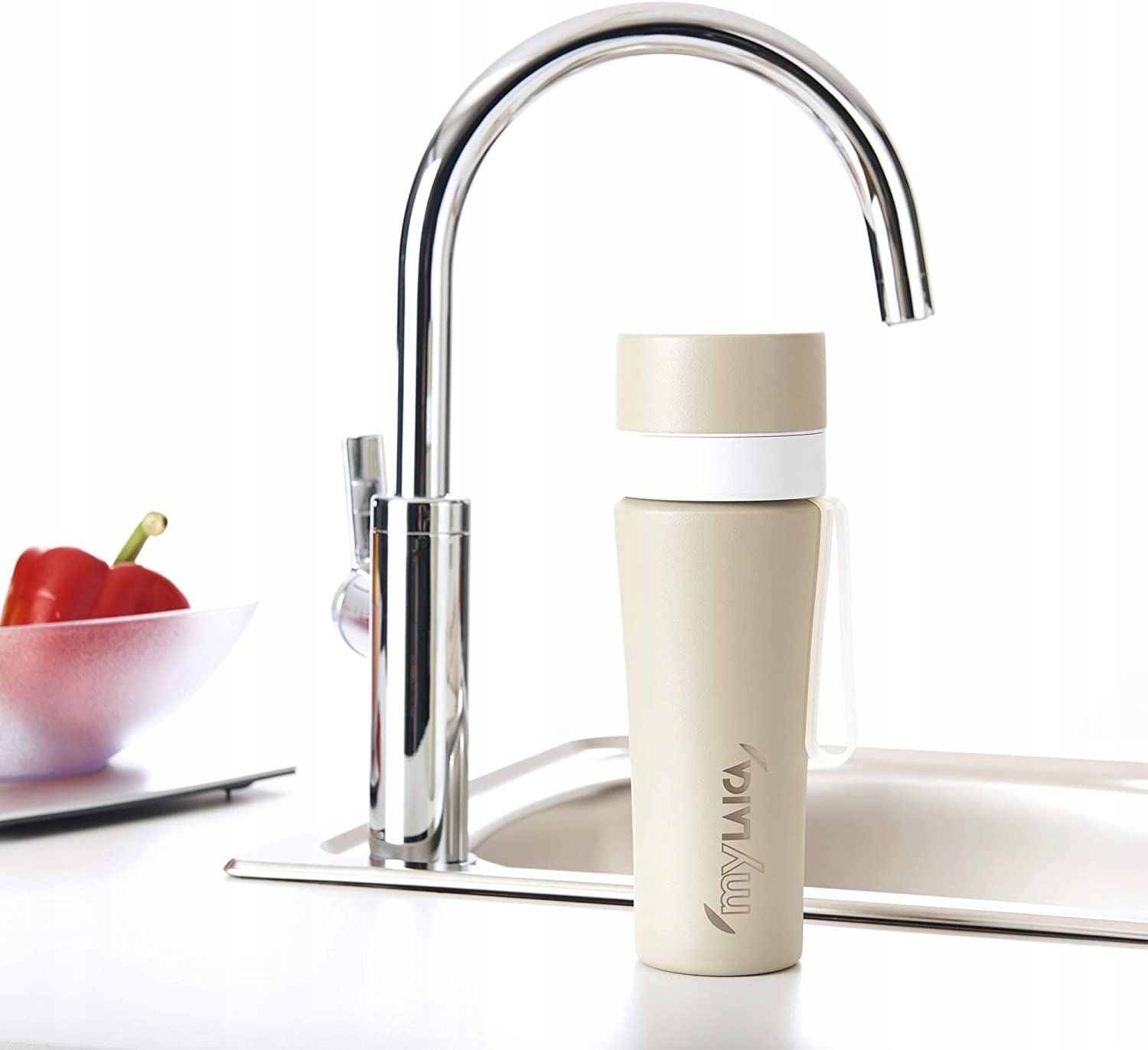 LAICA MyLAICA RVS Filterfles - Direct gefilterd water voor onderweg