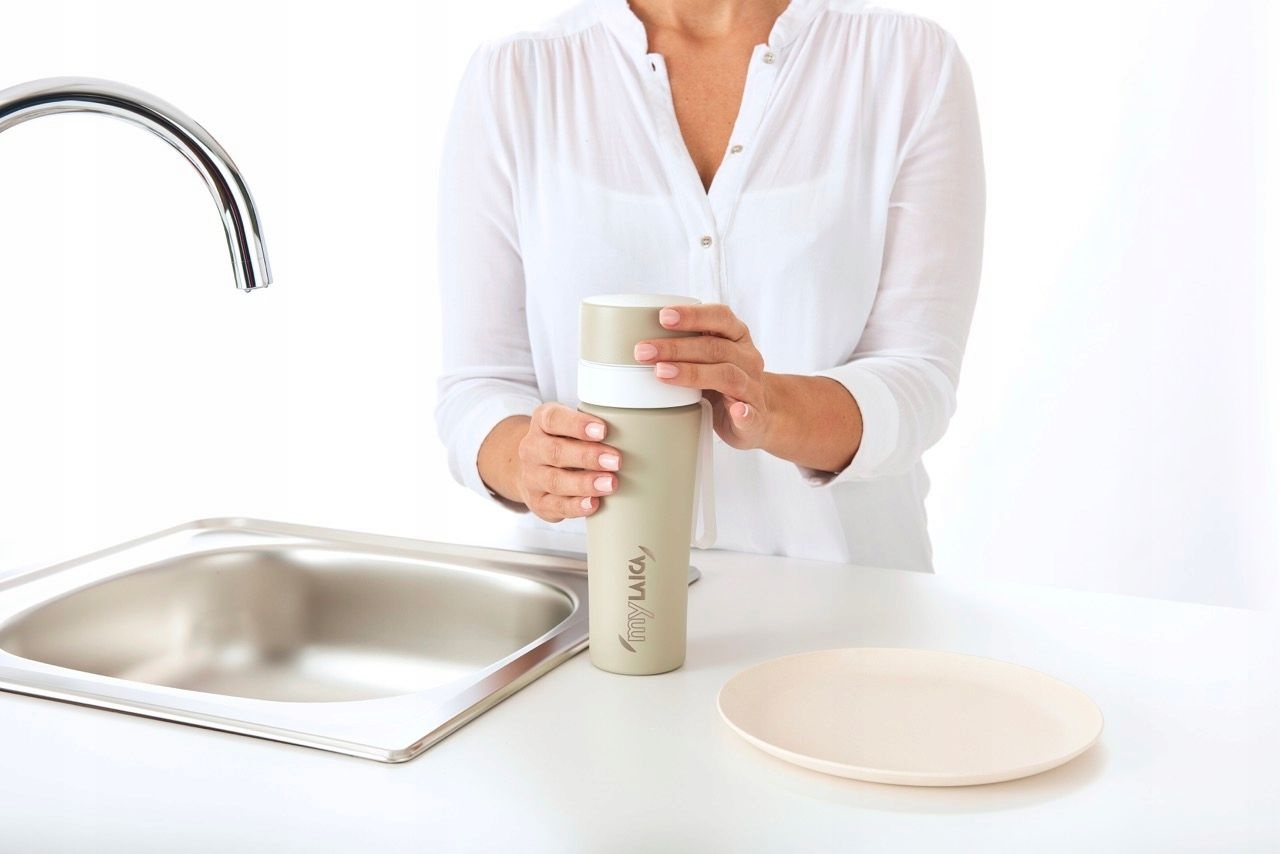 LAICA MyLAICA RVS Filterfles - Direct gefilterd water voor onderweg