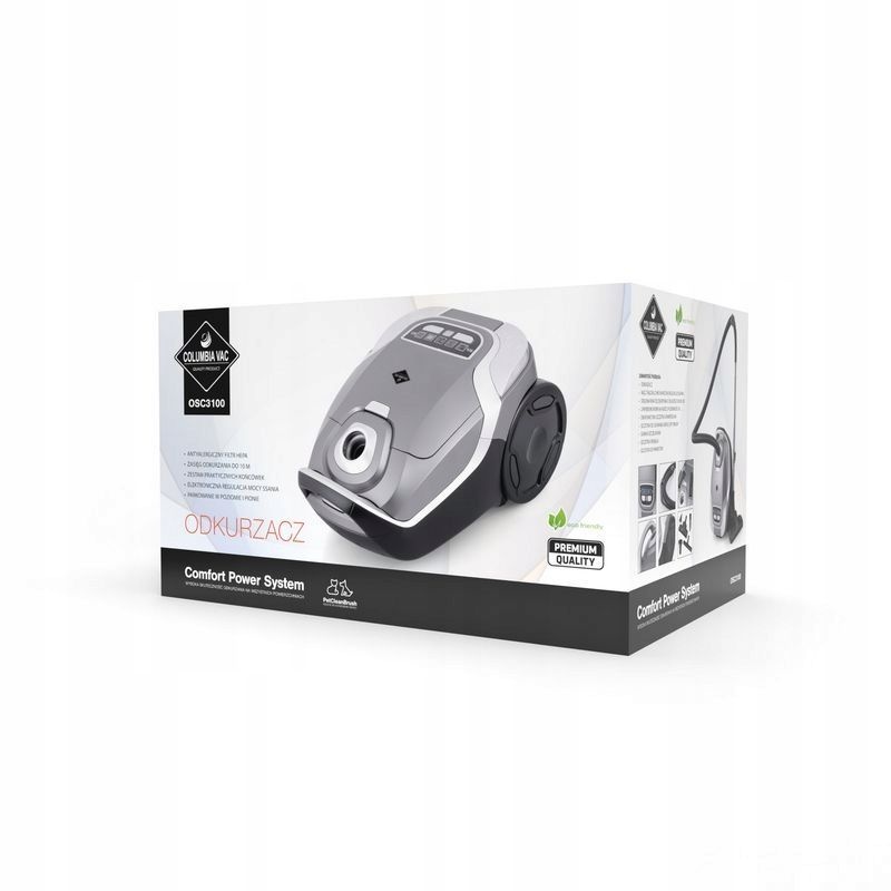 COLUMBIA VAC OSC3100 Stofzuiger - Krachtige 4200W Prestaties en Stil