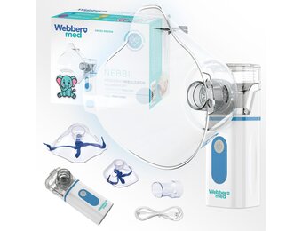 Webber Med NEBBI MESH-S600B Membraanvernevelaar - Stil en draagbaar